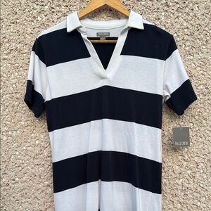 Rugby Dress in Navy and White by Falls Creek